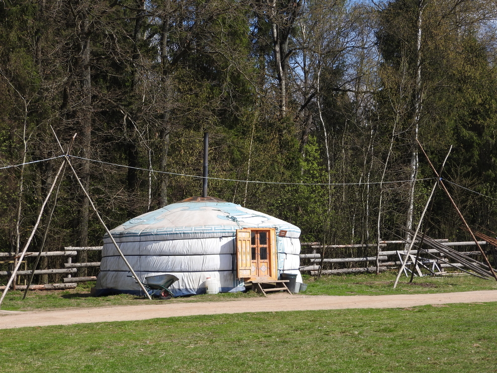 fence around yurt