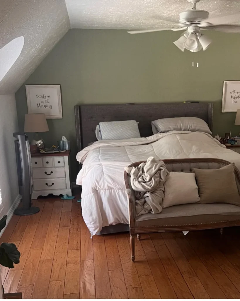 bedroom ideas sage green