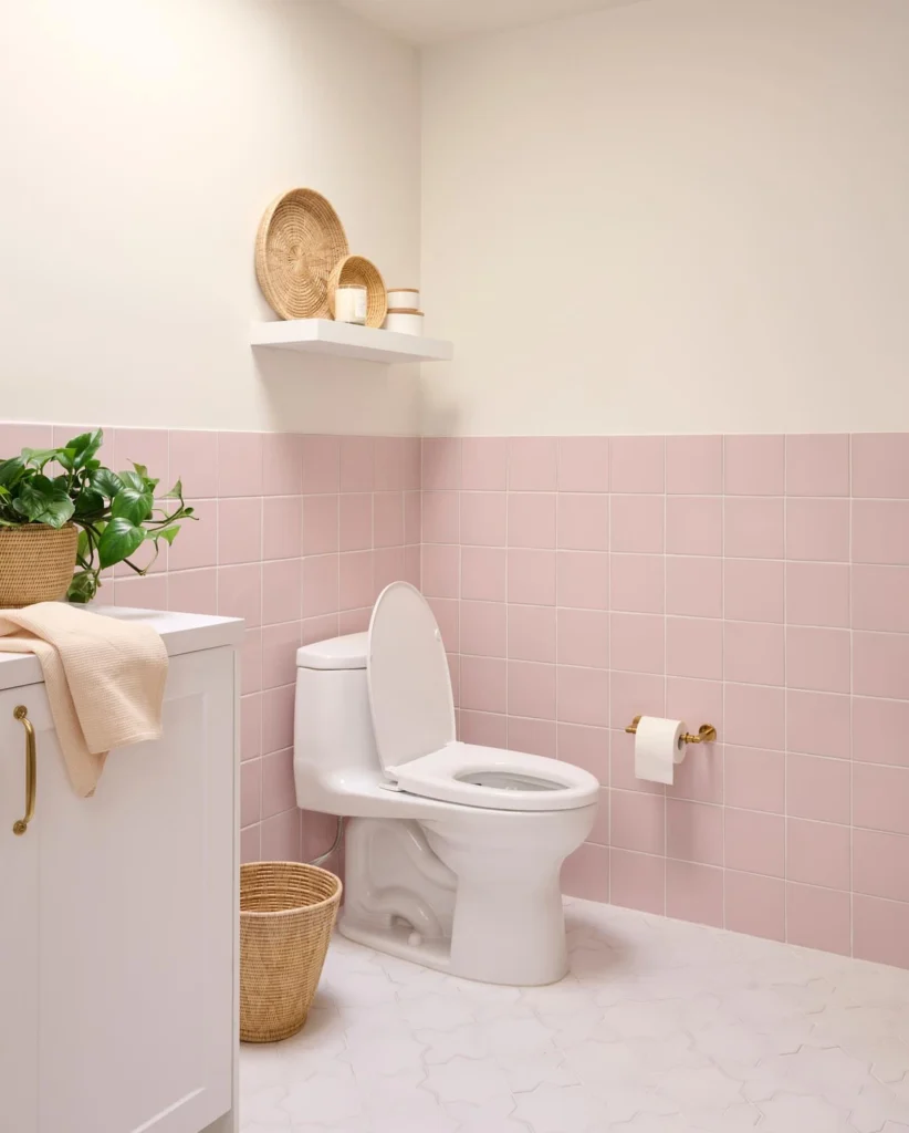 bathroom ideas pink
