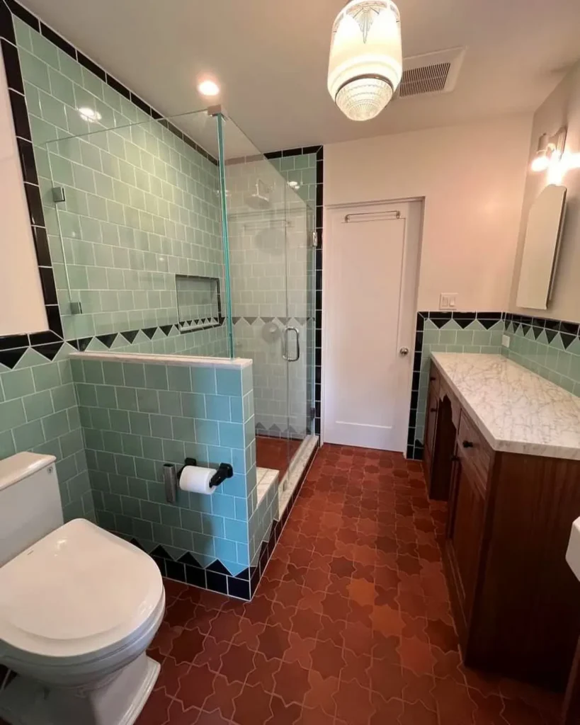 bathroom ideas retro