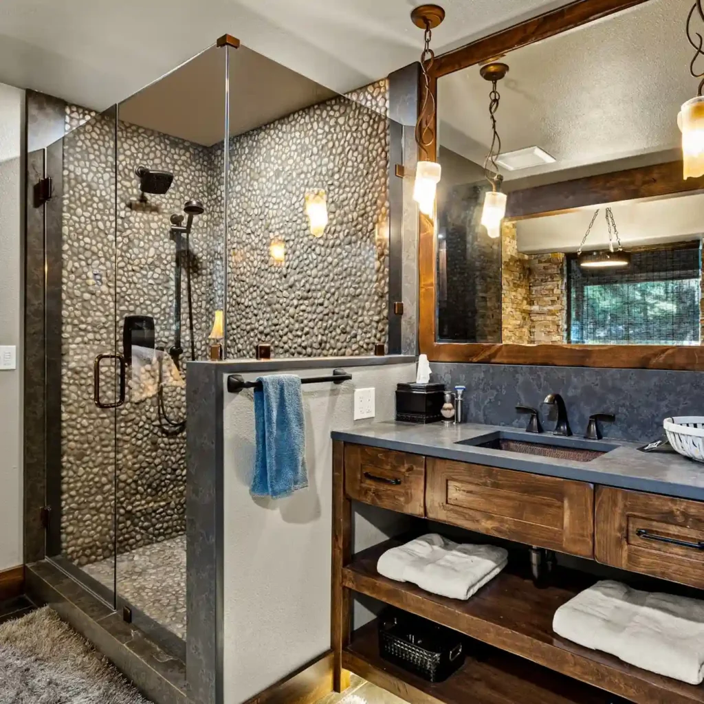 bathroom ideas rustic