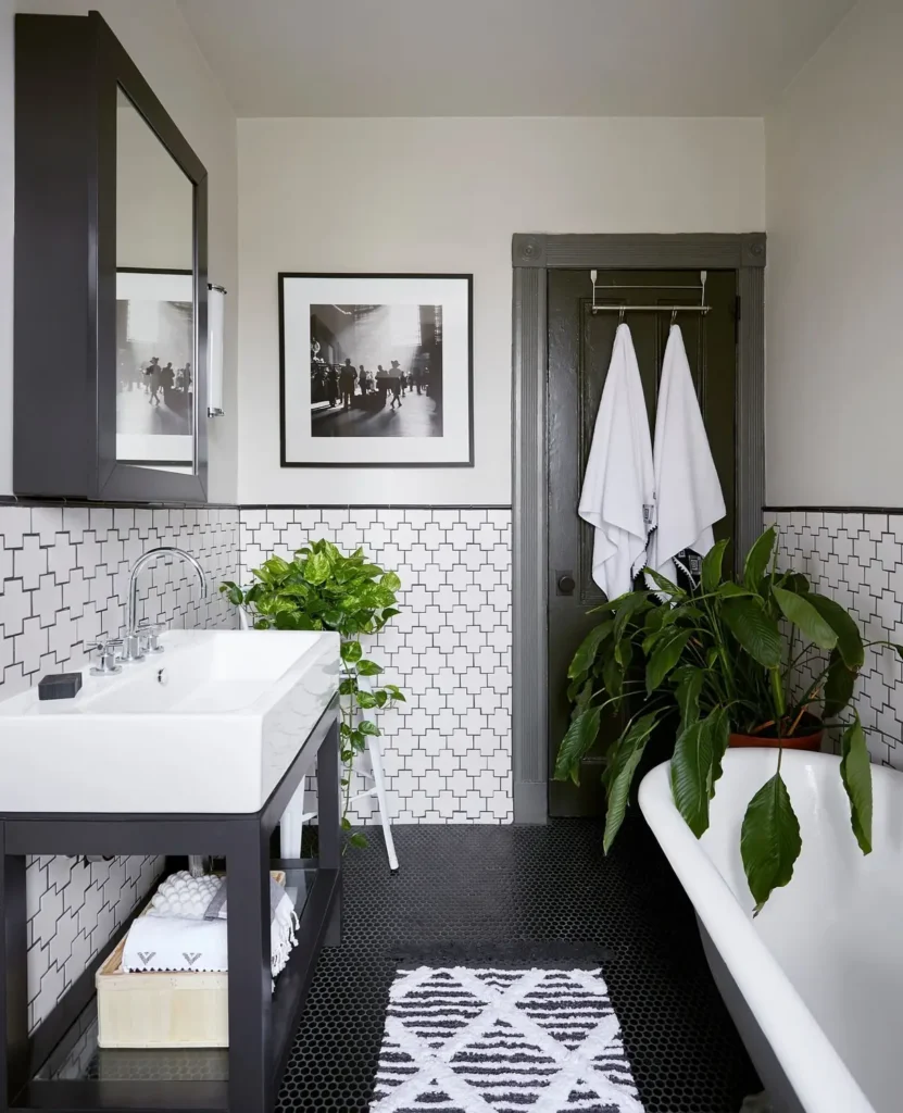 bathroom ideas with plants